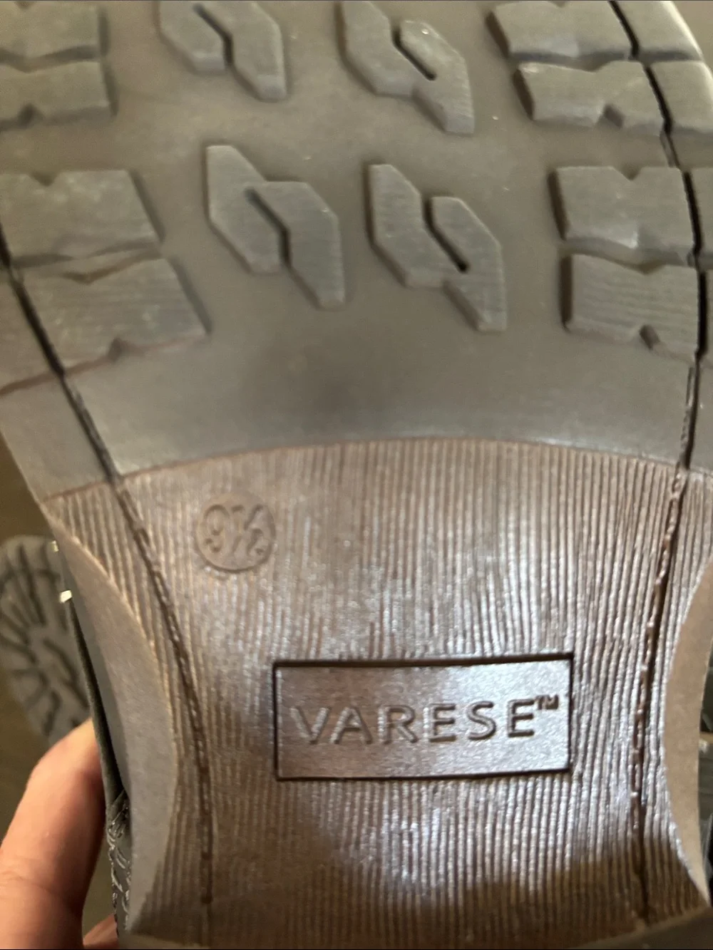 Men's Varese Charcoal Chukka Boots - Lace-Up Casual Size 9.5